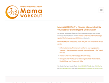 Tablet Screenshot of mamaworkout.de